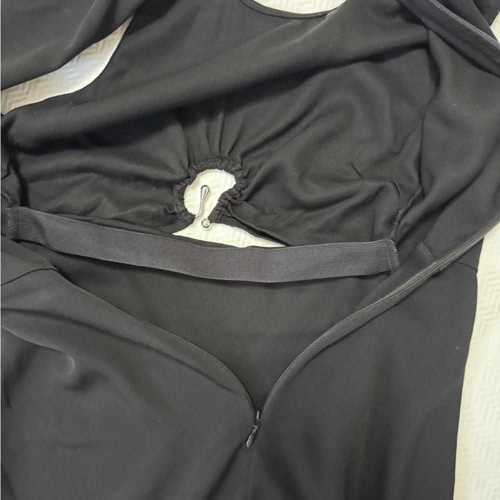 & Other Stories Cut-out Hardware Midi Black Dress In EU 34 - Picture 16 of 16